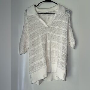 Old Navy Cream Knit Top